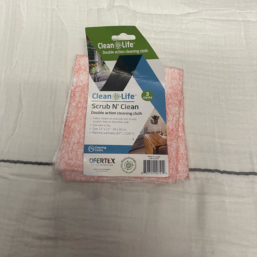 NWT Scrub N Clean Double Action Cloths